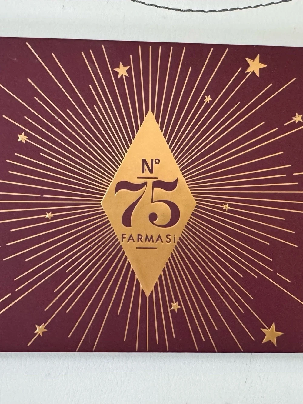 Farmasi Gold and Burgundy No.75 Anniversary Palette